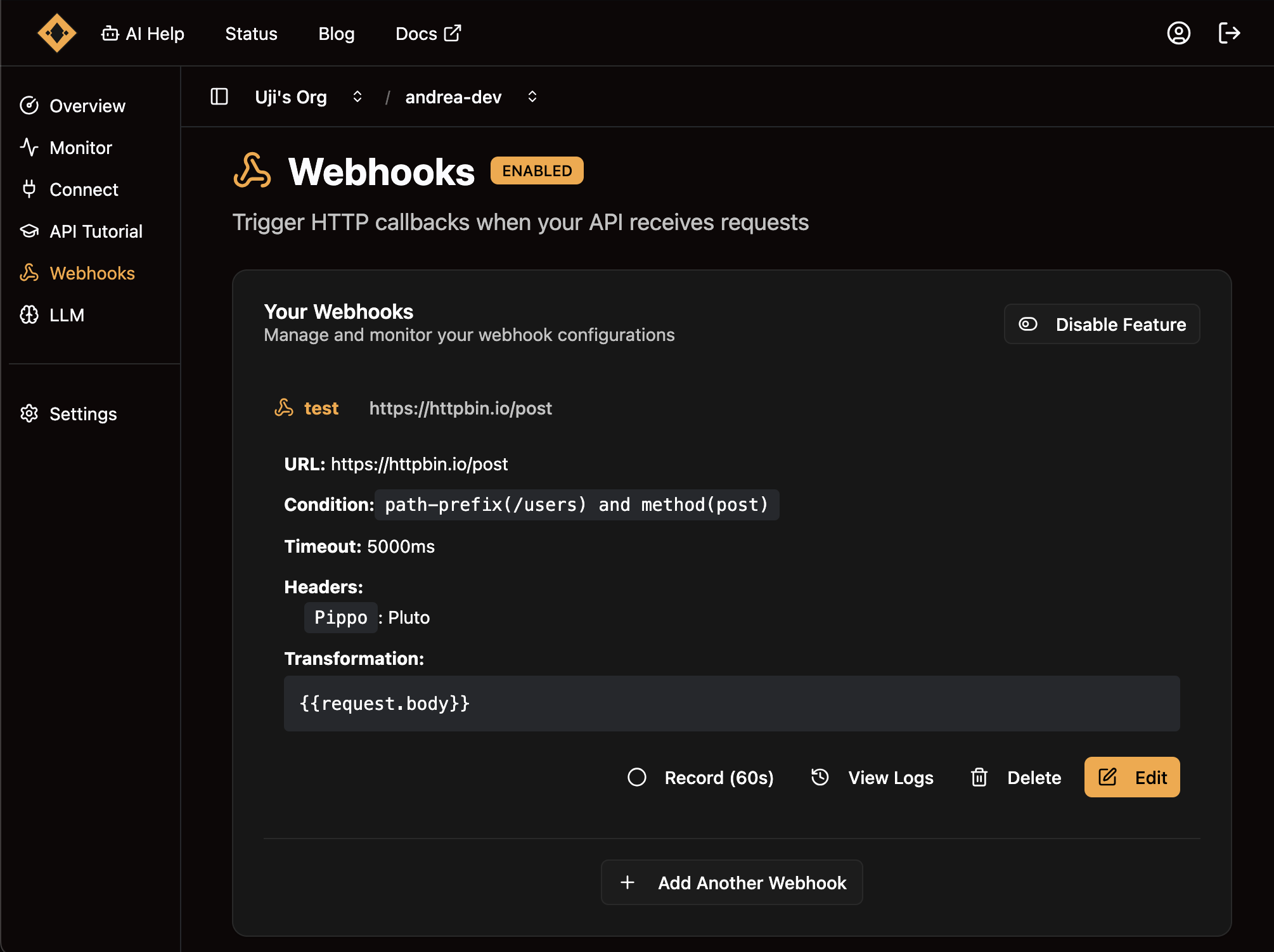 Webhook Plugin: Connect Your API to the World